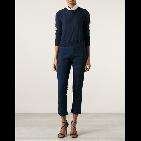 Isabel Marant Etoile Kelly Quilted Ankle Jeans NWT - Picture 2 of 8